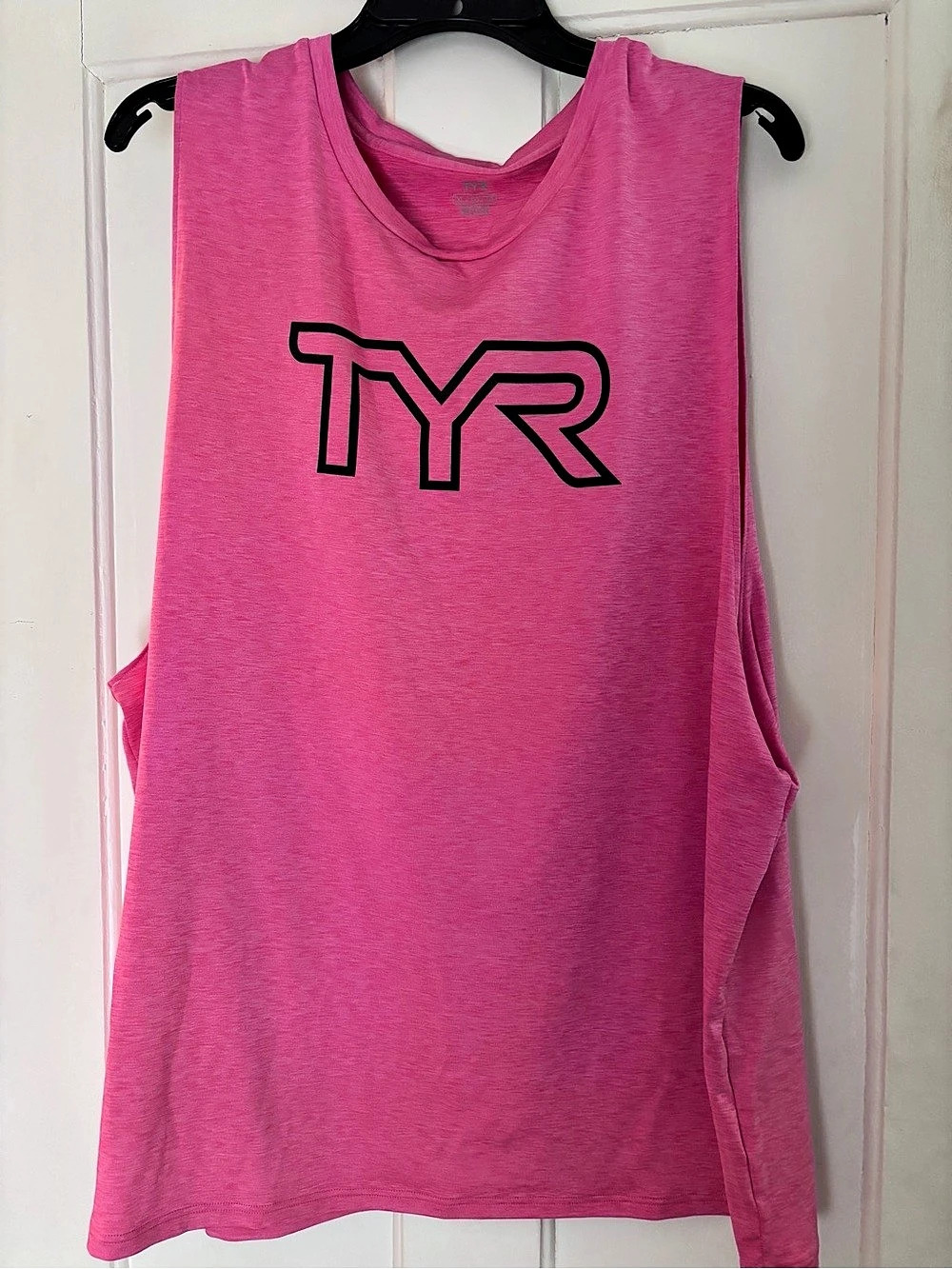 TYR Heath Men Muscle Tnk Muscle Tank in Pink XL NWT